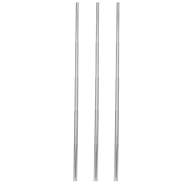 3 stk 304 rustfritt stål utendørs bærbar mini strekk blåsepipe blåselampe for camping grill stor størrelse