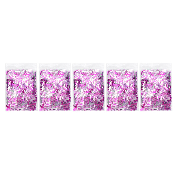 8mm rosa konfetti party glitter paljett bordsdekorationer för flicka dop prydnader nummer