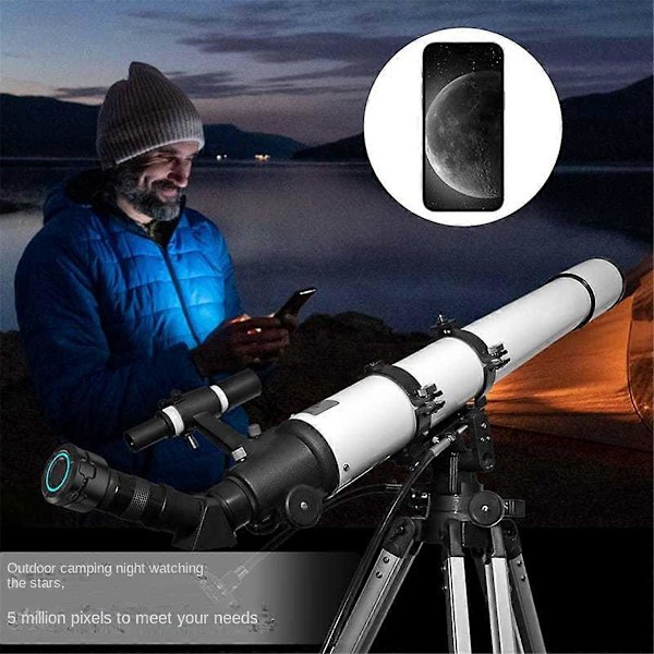 Uppgraderat 4K HD WIFI Elektronisk Okular Astronomiskt Teleskop