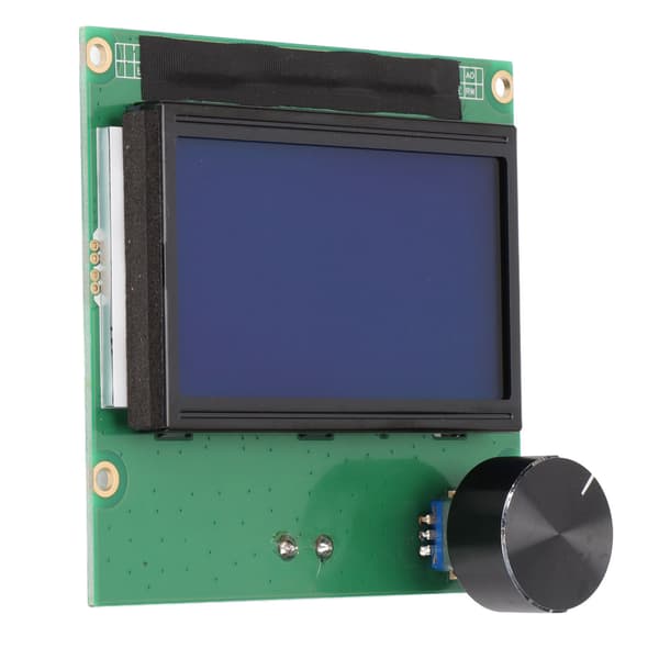 3D-printer displaycontroller LCD-displayskærmudskiftning med 2 kabler til CR10S til CR10 3D-printer