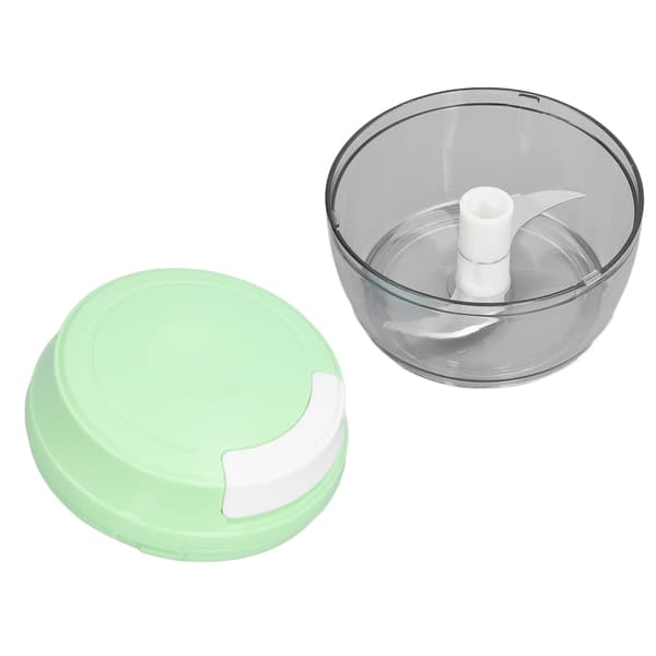 Mini Manuell Mathakker Multifunksjonell Håndholdt Matprosessor for Grønnsaker Hvitløk 150ML