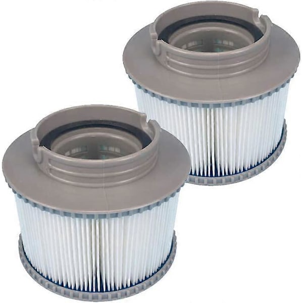 2 st Ersättningspatroner Varmbadtunnor Filter för MSPA FD2089, Filterpatronpump för MSPA-filter för Pool Varma Bad och Spa
