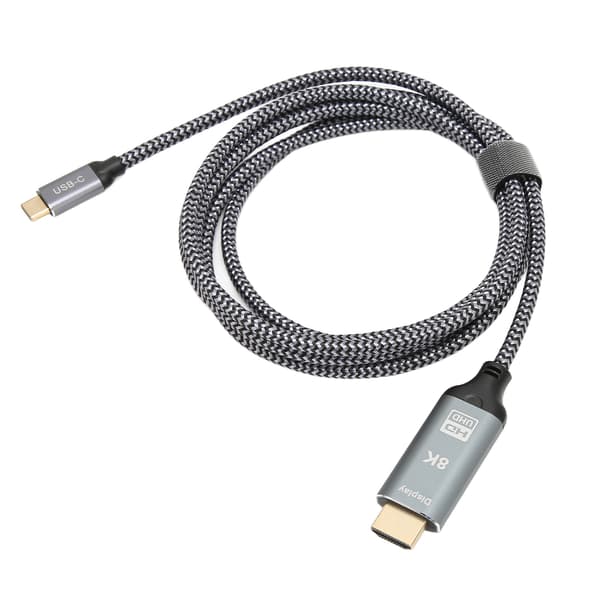 8K USB C till HD Multimedia Interface Adapterkabel Hane till Hane USB3.1 Typ C till HD Multimedia Interface Kabel