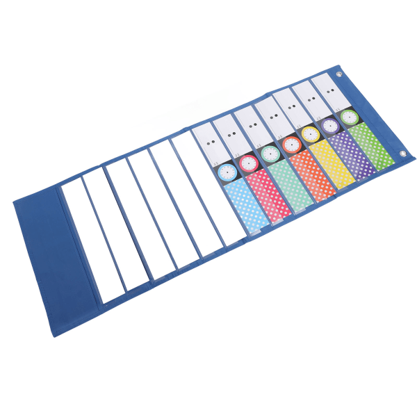 Dagsschema Fickschema Undervisning Schemaläggning Klassschema Fickschema för klassrumshem med 13 st kort 2 krokar