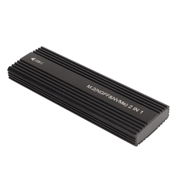 SSD-hölje Dual Protocol M.2 NVMe SATA High Speed ​​10Gbps Extern SSD-hölje för M.2-hårddiskar