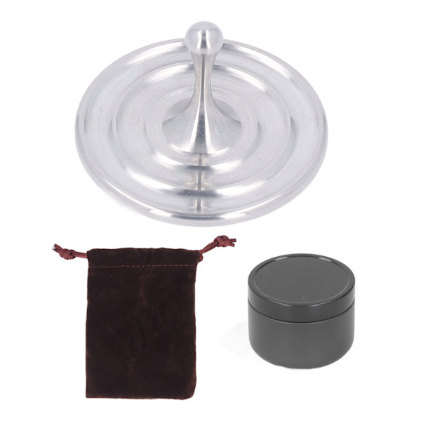 Rustfrit Stål Spinner Top Stress Relief Utsøgt Kompakt Desktop Spinner Top Fidget Legetøj til Hjemmet