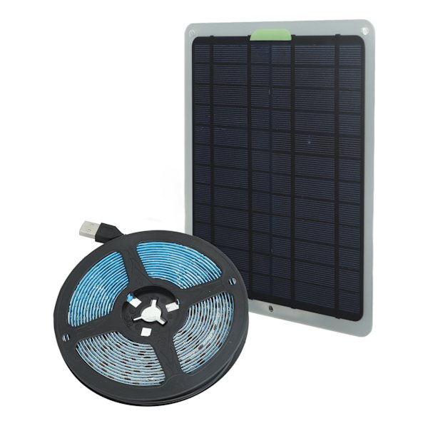 20W Full Spectrum Solcelle-drevet Lamper LED 5V IP65 Vandtæt Solcelle Plantevækst Lysstrimmel til Have Drivhus