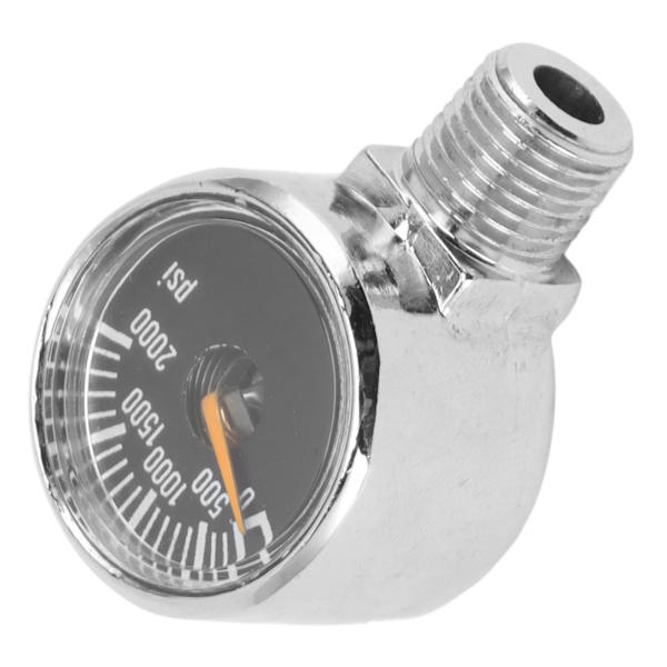 2000 psi:n paineenmittari 1/8NPT-liitäntä CO2-sylinterin täyttöpainemittari CO2-kaasusäiliölle Keg musta