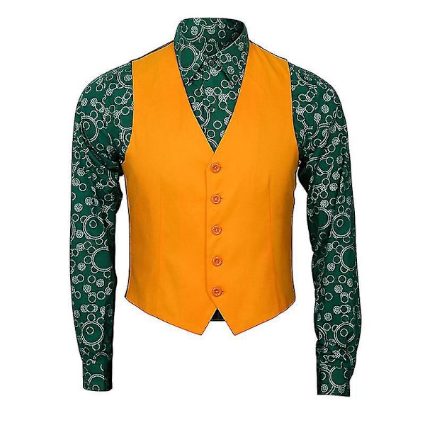 Joker Cosplay-dräkt för kvinnor och barn - Arthur Fleck komplett set 130 cm utan peruk