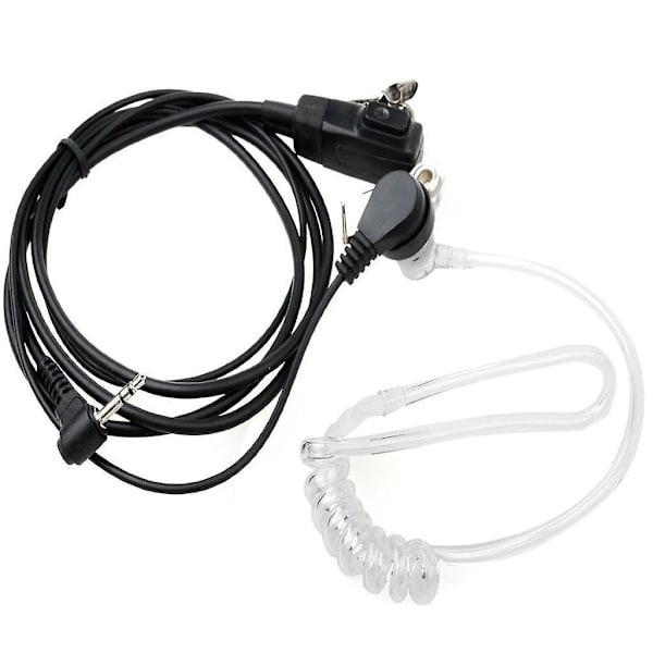 10st Avancerad Diskret Akustisk Tub Livvakt FBI Hörsnäcka Headset PTT Mikrofon