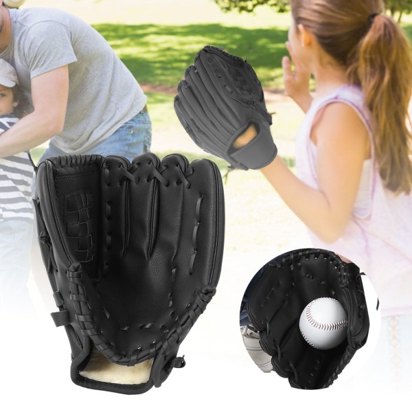 Fortykket Softball Baseball Handske Børn Teenager Voksen Fuld Model Infield Pitcher Baseball Handske