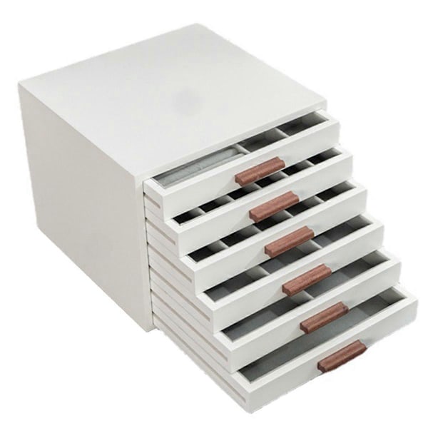 Flerlags smykkeskrin for smykker Sminke Gaver Pynt Organizer