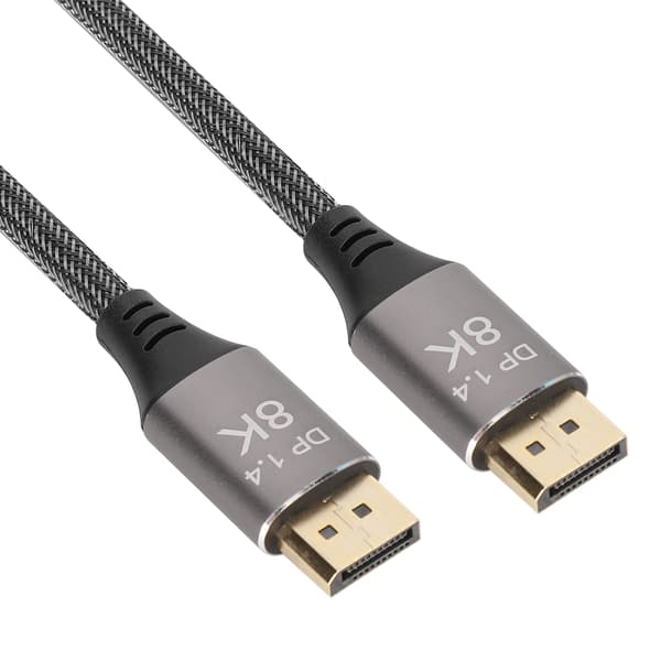 DP 1.4 Version Kabel 8K 4K 32,4 Gbps Båndbredde Datakabel til computerskærm 2m/6,56ft