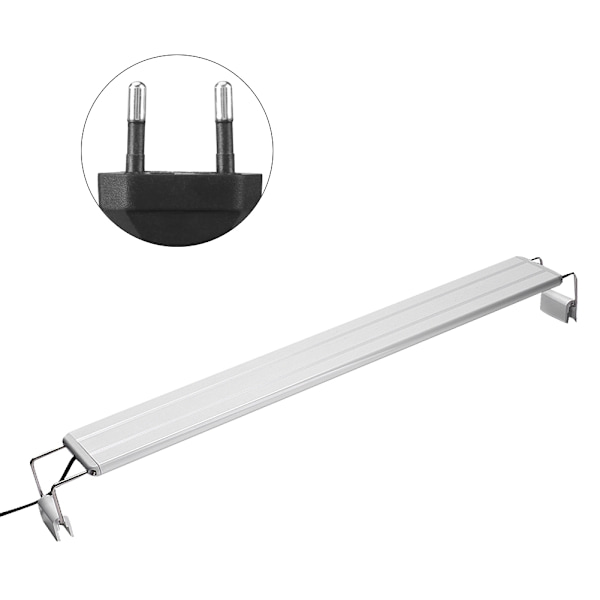 EU-stik 200-240V 13W LED-lys med høj lysstyrke og beslag til akvariebelysning