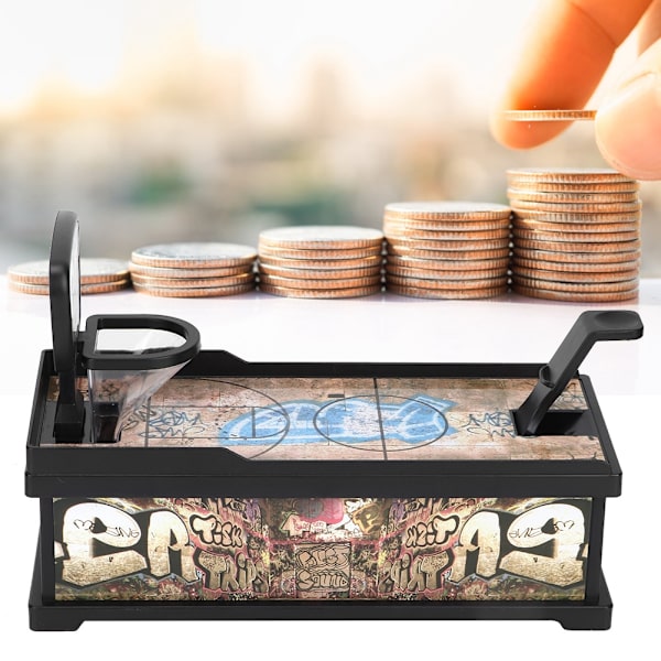 Basket Coin Shooting Pengar Spara Bank Box Barn leksak Gift Desktop Game