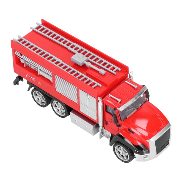 1:42 Leikkiauto Amerikkalainen Palokunta-auto Malli Simuloitu Seos Vetoauto Malli #3