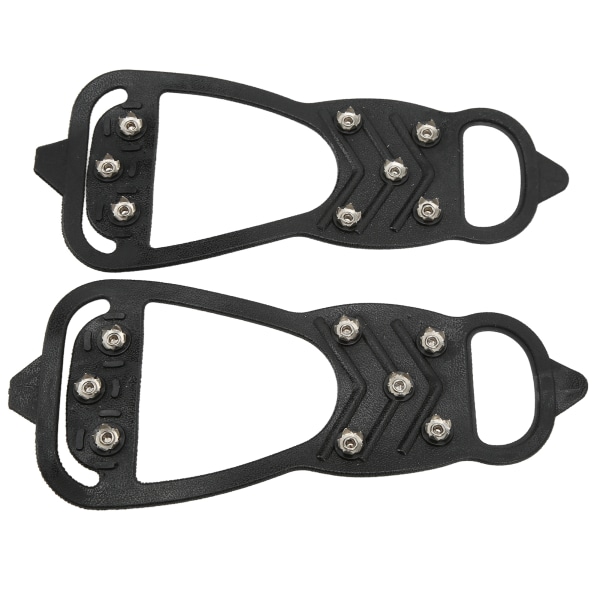 1 par 8 tenner stegjern Anti Slip Ice Traction Cleats Sko grep for å gå på snø og isM