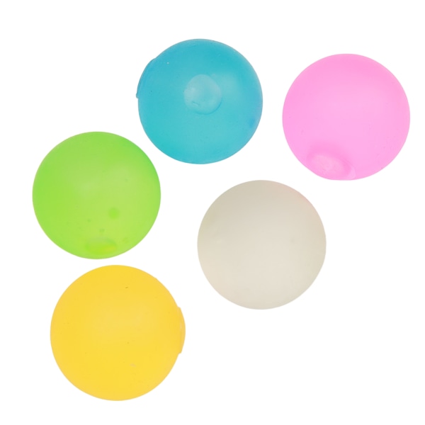 Okrossbara sockerkulor för stress relief - 5 st, TPR-material, klämleksak för pojkar, flickor och vuxna (4 cm/1,6 tum)