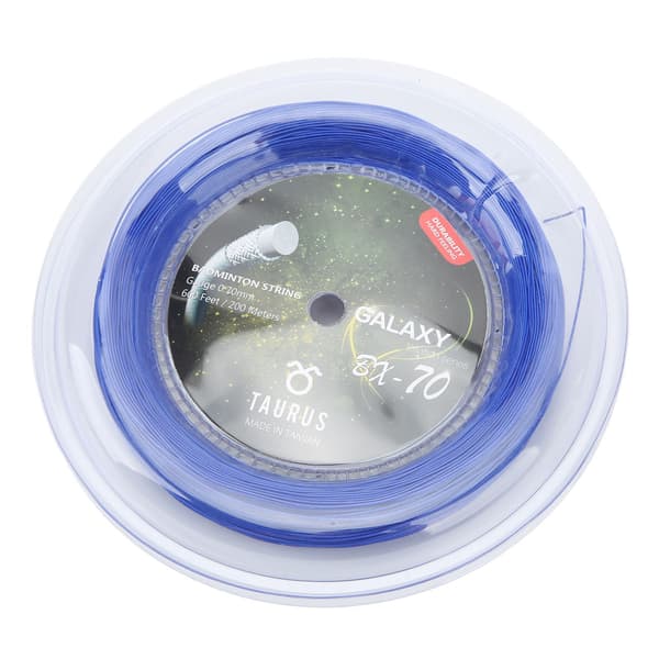 POWERTI BX70 Badminton Rackets String Høy Elastisk Nylon Badminton Racket String 0.7mm Badminton String 200m Rull Blå