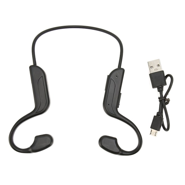 Knogleledning Bluetooth Headset Hukommelse Titanium Alloy Low Latency Justerbar trådløs hovedtelefon til sportsspil