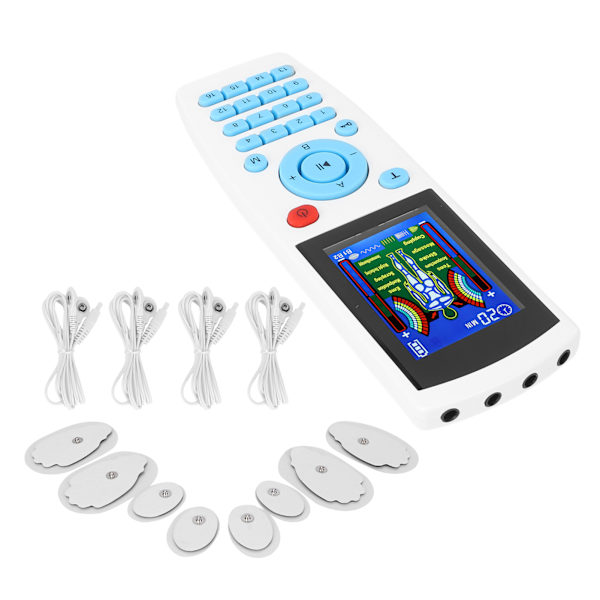 EMS TENS muskel stimulator enhet maskin 16 lägen puls massager för naturlig smärtlindringsterapi 110‑240VAU-kontakt