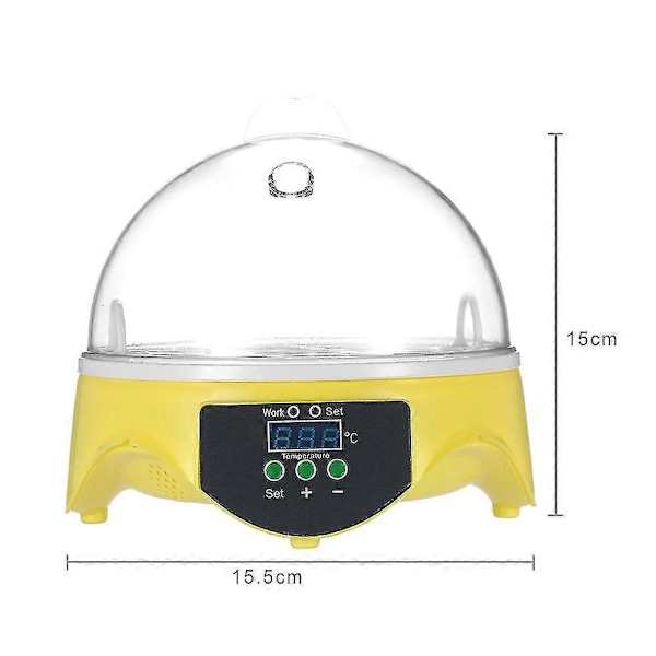 7 Æg Mini Digital Æg Inkubator Rugemaskine Æg Udklækning Maskine ZD B2U