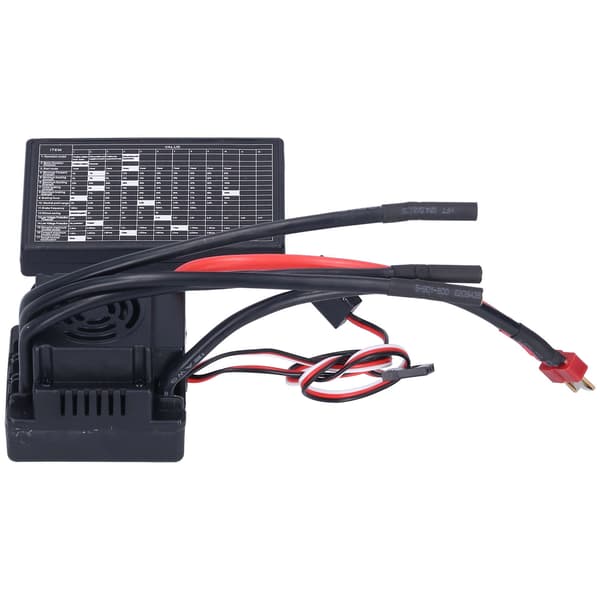 Borstlös 80A elektronisk hastighetsregulator med programkort för 1/10 fjärrstyrd bil