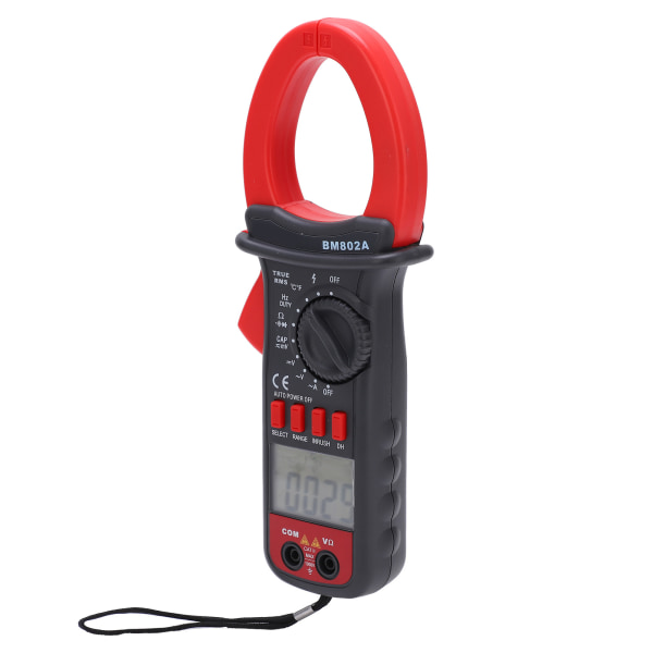 BM802A Digitalt Multimeter Auto Range LCD Tang Meter AC DC Spænding Strøm Modstand Kapacitans Tester