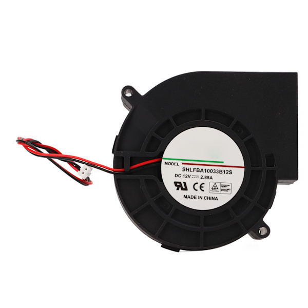 12V puhallin DC12V 2.85A 5400RPM harjaton kestävä PBT lasikuitukupari jäähdytyspuhallin reitittimen moottorilaitteeseen