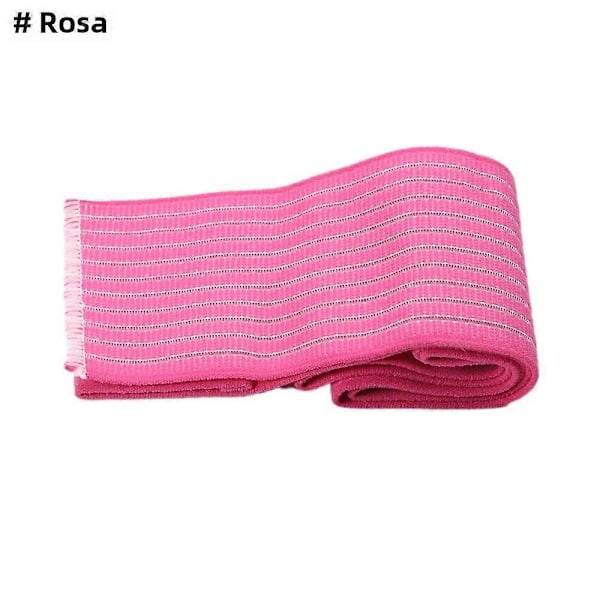 Joustava urheilullinen polvikompressioside kuntosalille ja painonnostoon, jalkakompressio ja treeni polvi- ja kyynärpääsuojilla, pinkki, pituus 70 cm