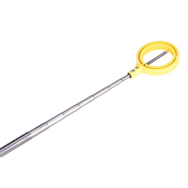 Praktisk golfplukker teleskopisk antenne ball pick up Tool Device Retriever Scoop (gul)