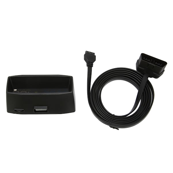 3,7 tommer bil HUD overhastighedsalarm multifunktion forrude skærm display speedometer til OBD II bilmodel