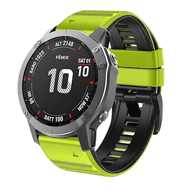 Garmin Tactix Delta/Enduro Silikon Ersatz Armband Grün Schwarz