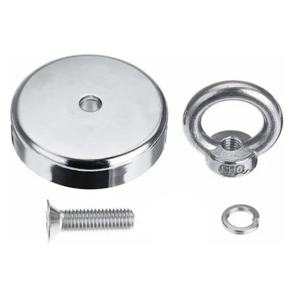 Neodym fiskemagneter 86lbs trækkraft magneter med forsænket hul 1,4 tommer diameter til bjærgning