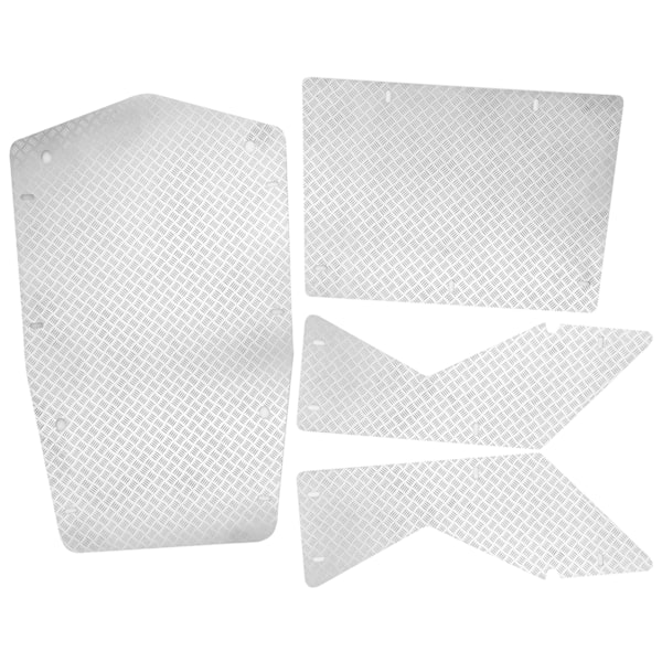 RC rustfritt stål panserpanel takpanel oppgraderingstilbehør passer til Axial Wraith 90018