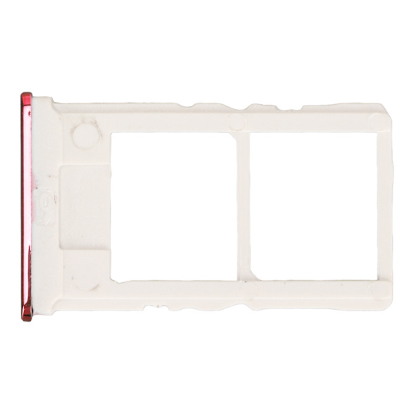 SIM-kortskuffe SIM-kortsporholder Udskiftning til Xiaomi Redmi K20 Mobiltelefon Rød