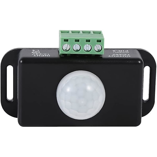 LED Rörelsedetektorbrytare, DC 12V/24V Kroppssäker PIR Infraröd Rörelsedetektorbrytare för LED-remsa