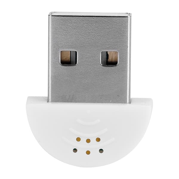 Bærbar USB Mini Studio Talemikrofon Opptak Lyd MIC Adapter For Datamaskin PC Hvit