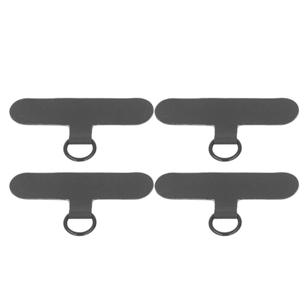 10 stk. Telefon Tether Tab Universal Mobiltelefon Lanyard Patch Uden Klæbemiddel Til De Fleste Smartphones Forhindrer Tab Sort