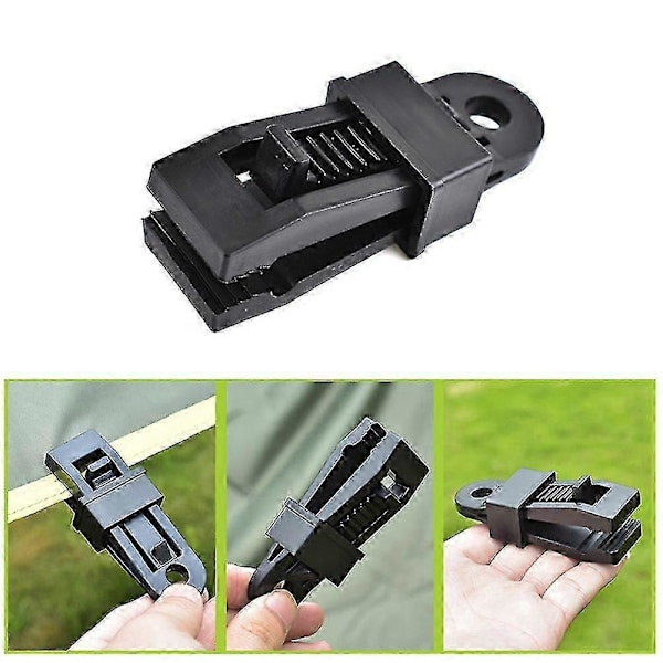 10 st Tält Canopy Clip Utomhus Vindrep Klämmor Markis Vindrep Klämmor Camping Tält Tillbehör