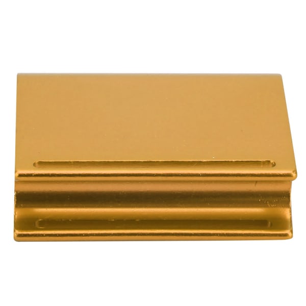 Aluminiumslegering Læder Kant Slicker Burnisher DIY Læder Craft Trim Poleringsværktøj (Guld)
