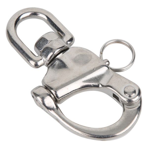 Bjergbestigning klippeklatring sjækle 316 rustfrit stål rotation Quick Connect snapkrog 16x87 mm