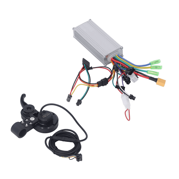 36V 48V 500W 2 i 1 Motor Borstlös Controller Vattentät LH100 LCD Display Panel Kit för Elcykel Scooter