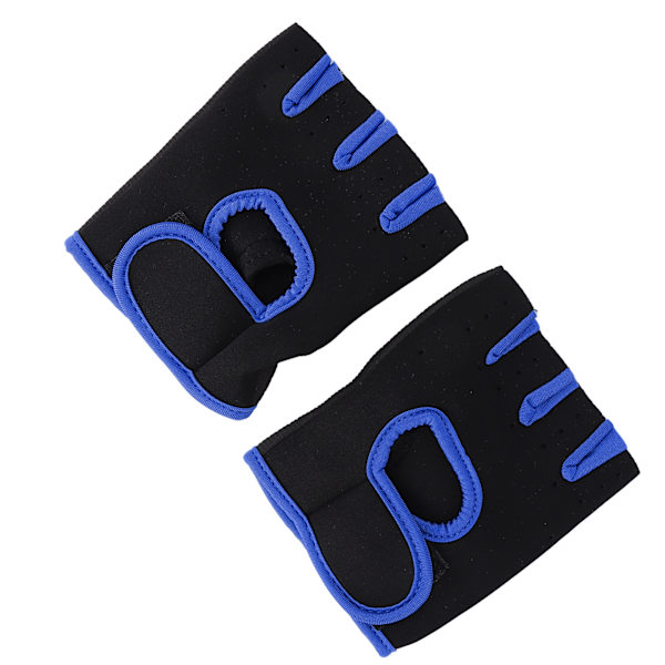 Handledsskydd Sport Justerbart handledsstöd Fingerlösa gymhandskar för skridskoåkning Tyngdlyftning Royal BlueM