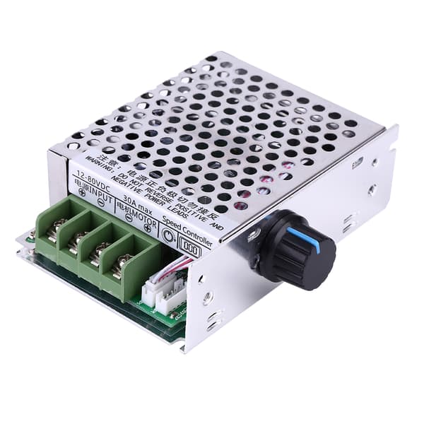 12V-80V DC 30A PWM Variabel Digital LCD-skjerm DC Motor Hastighetsregulator med etui