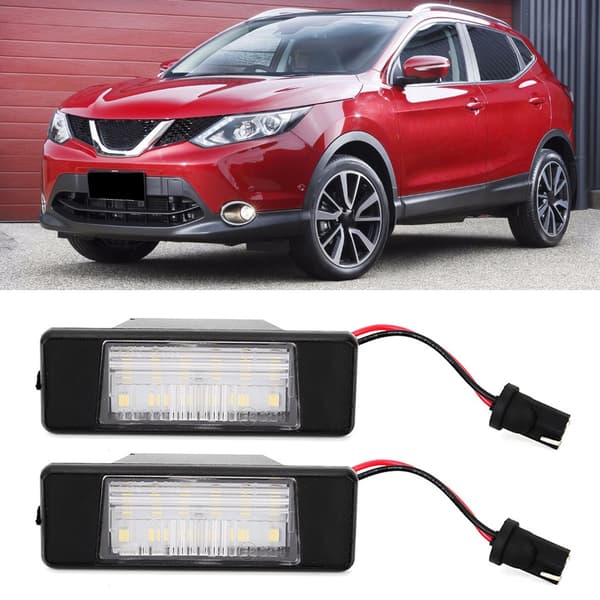 2 stk. bil SMD 18 LED nummerskiltlys passer til Pathfinder R51 02/2005-08/2010