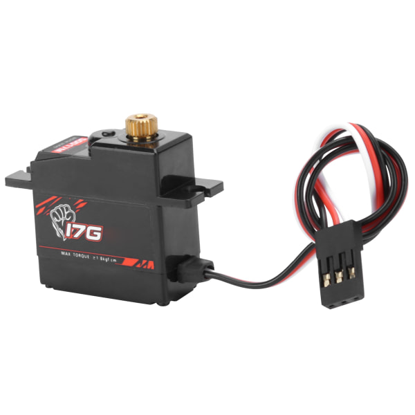S0017M 17g metallväxel digital servo passar för 1/18 RC höghastighetsbil fastvingat flygplan