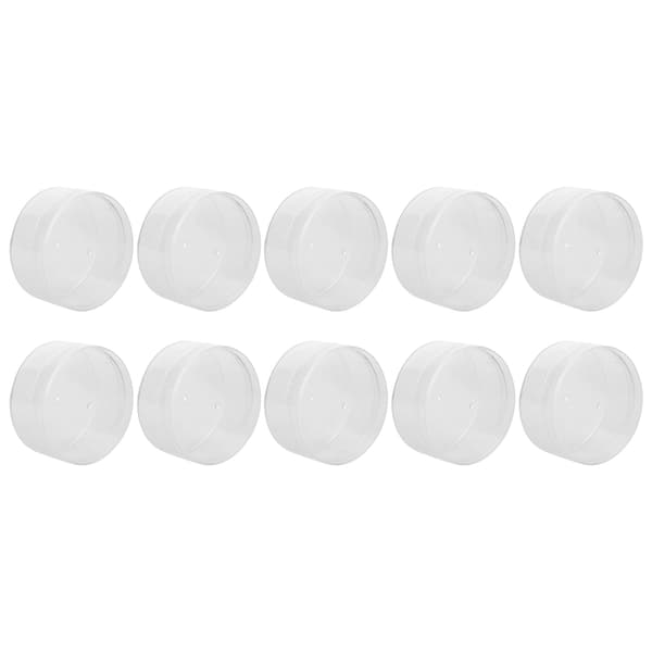 10 stk. Urdele Perle Opbevaringsboks Plast Smykker Hardware Små Genstande Beholder Sæt 8 cm