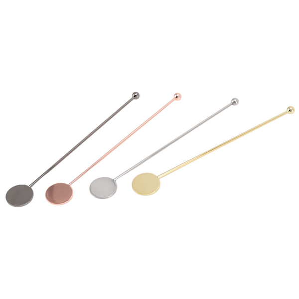 4 stk. Rustfrit stål Cocktail Layering Stick Kaffe Drik Omrørere Stick til restauranter Mælk Te Shop