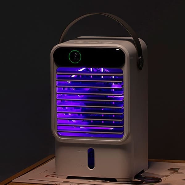 3-trins køleventilator med digitalt display - Luftcirkulationsventilator til soveværelse, kontor, studie